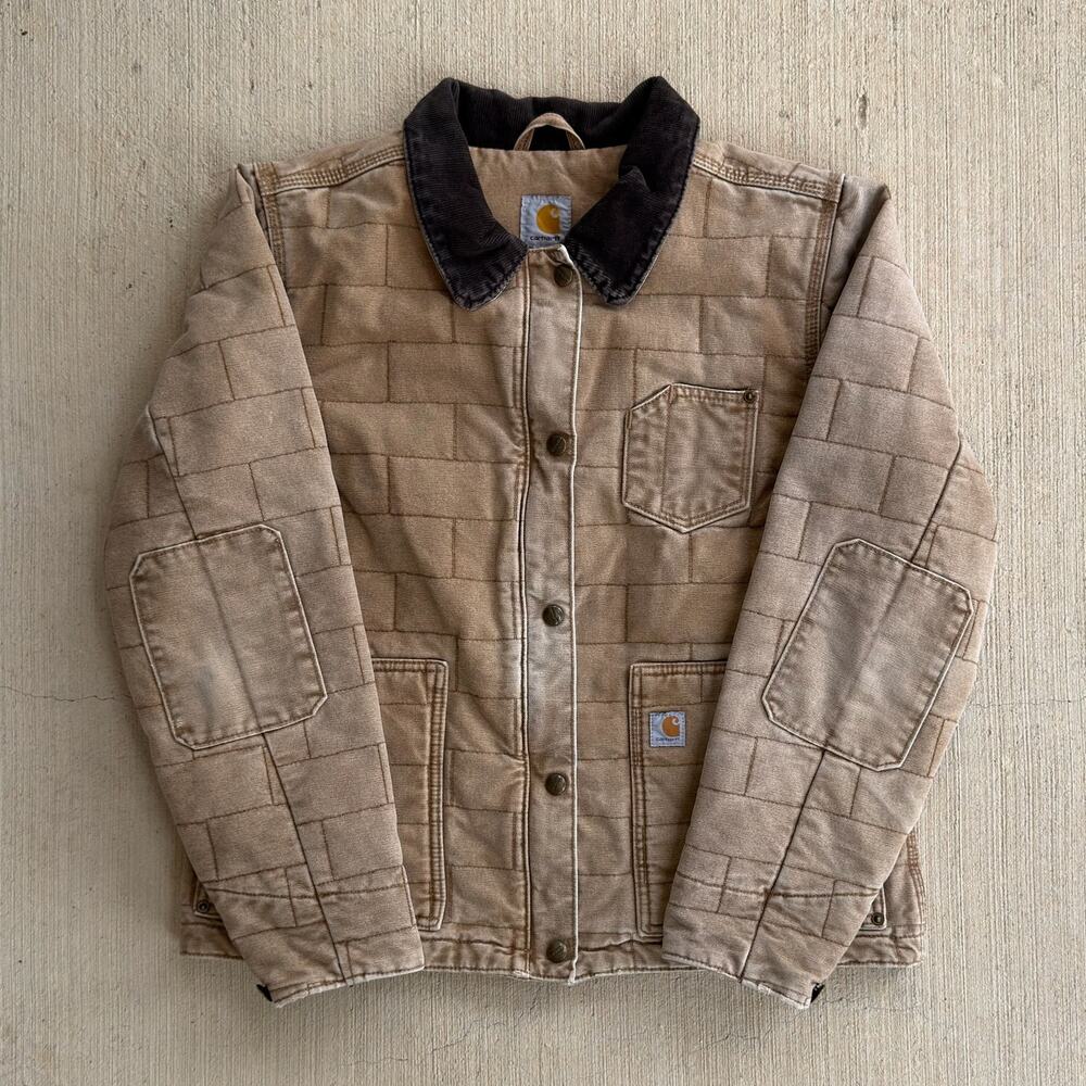 Carhartt WOMENS faded brown work wear jacket